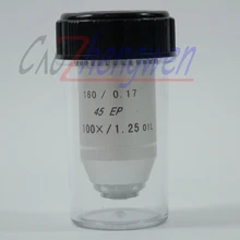 FYSCOPE 1PC100X Lab195N медицинский Биологический микроскоп полуплан ахроматическая линза для объектива 160/0. 17 Диаметр резьбы 20,2 мм