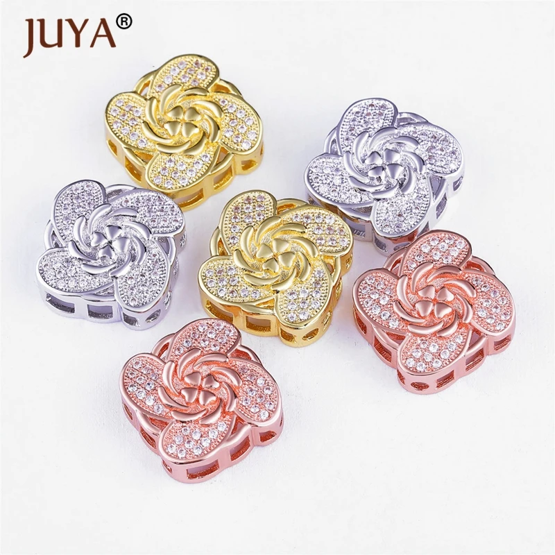 

Jewelry Making Supplies Flower Beads For Jewelry Making Hand Made DIY Strand Bracelets Necklaces Accessory 5pcs 10pcs wholesale