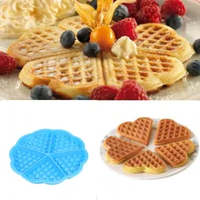 Новейшая Мини-силиконовая форма для вафель, форма для выпечки тортов, форма для вафель, круглая форма для творчества, украшения кухни, инструмент для выпечки кондитерских изделий