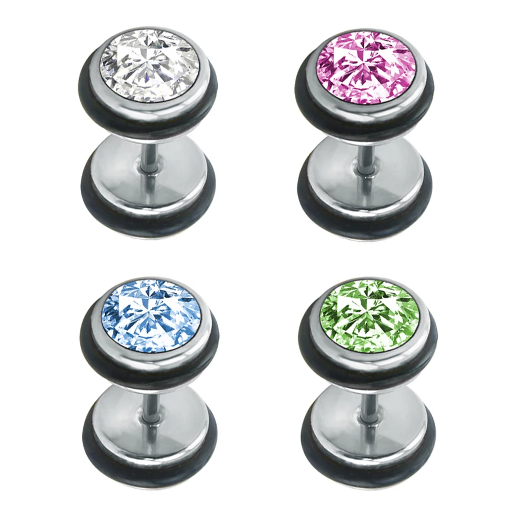 Buy Crystal earrings stainless steel earrings for