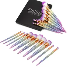 

Elailite 6-12Pcs Unicorn eyebrow eyeshadow foundation makeup brushes Kit brush make up set cosmetics pincel maquiagem de pinceis