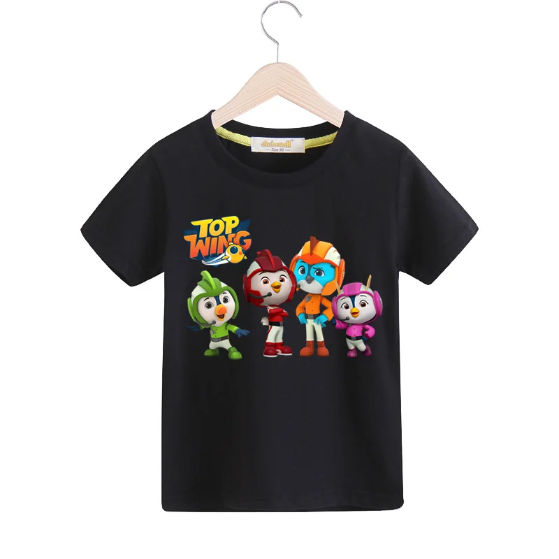 Boys Girls Top Wing Cartoon T-shirts Costume Children Summer Clothing Baby 100%Cotton T Shirts Kids Tee Top Child Tshirts TX155 (1)