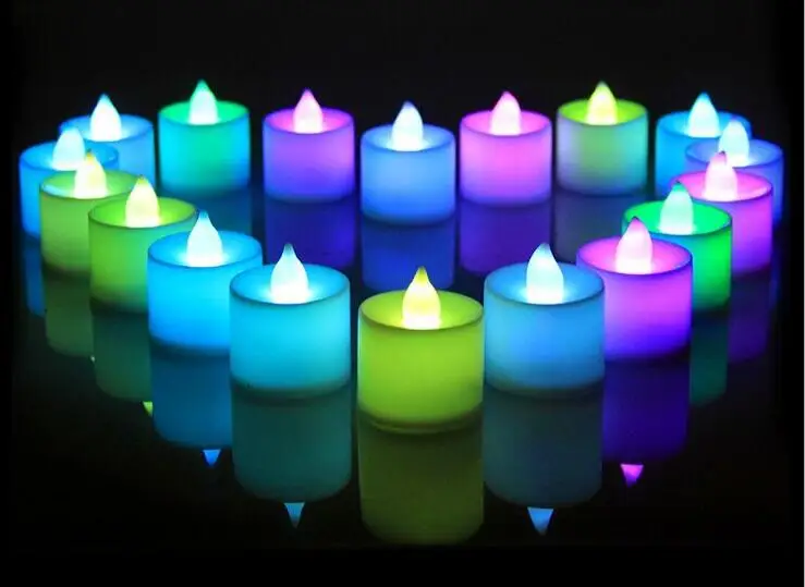 Free shipping 24Pcs/Lot LED Candle Light Smokeless Flameless Electronic