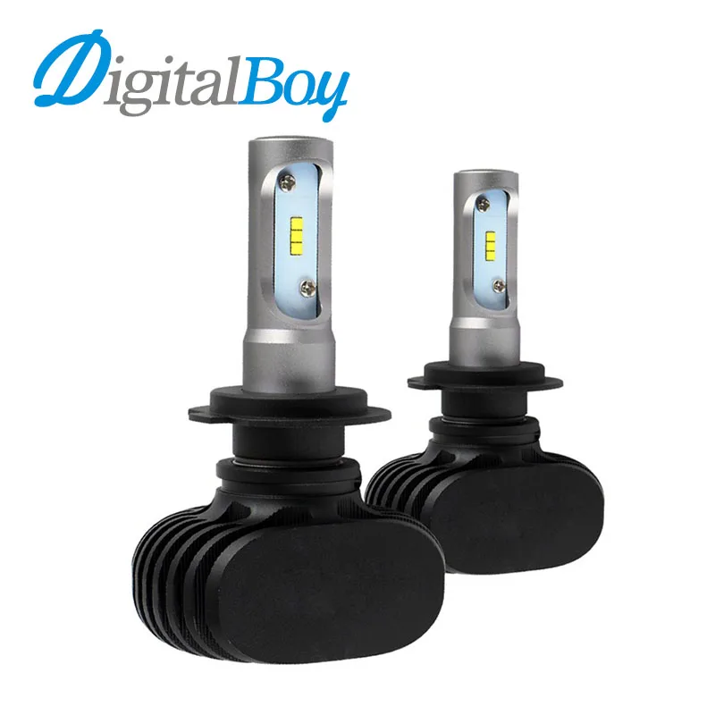 

Digitalboy H7 Car LED Headlight Bulbs 50W 8000LM CSP LED Headlamp All in one Headlights Automobile Fog Front Light 12V 6500k