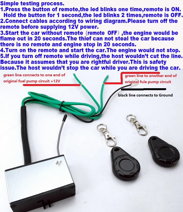 Buy 2PCS wholesale wireless anti theft car security