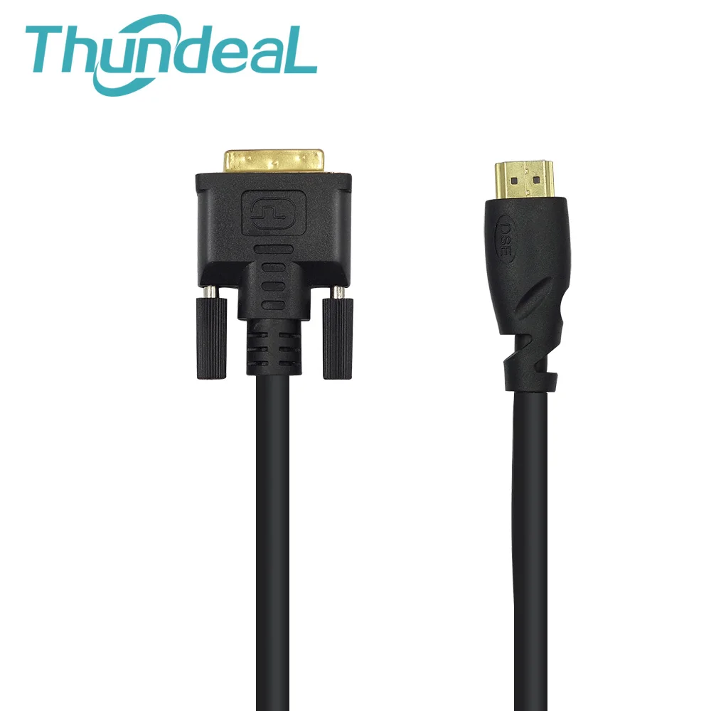 

Universal High Speed Reverse Transformation 5FT 1.5M DVI TO HDMI and HDMI to DVI DVI-D 24+1 Pin Adapter DVD HDTV XBOX Projector