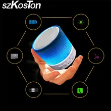 LED MINI Wireless Bluetooth Speaker TF USB Portable Music Sound Box Subwoofer Loudspeaker With Mic For Phone xiaomi iphone 5 6