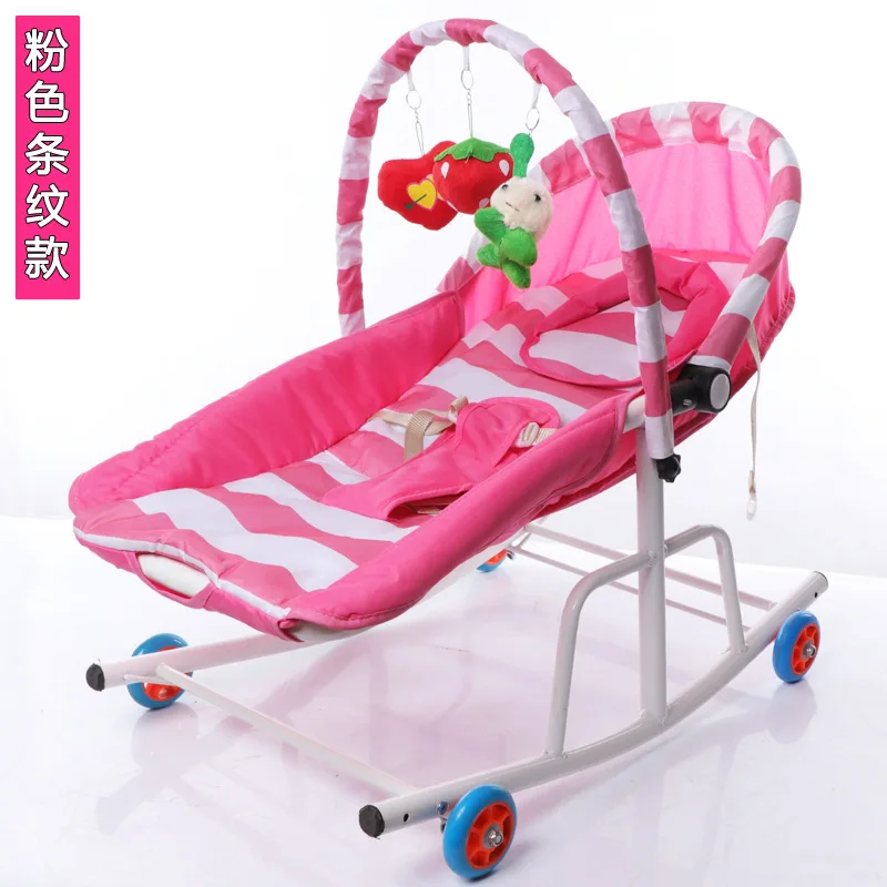 Baby Rocker Portable Baby Rocking Chair Infant Toddler Cradle