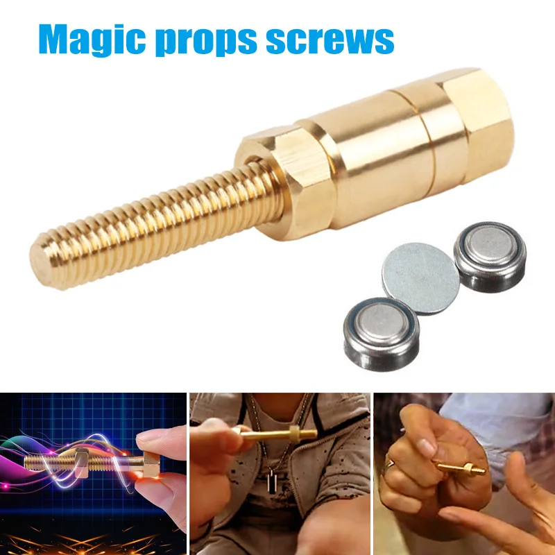 New Magic Props Auto Rotating Nut off Bolt Screw Close up Trick Toys