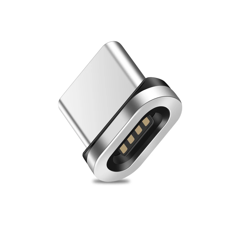 أولاف المعادن كابل مغناطيسي التوصيل نوع C المصغّر usb C سريع مهايئ شاحن الهاتف سلك Microusb نوع-C المغناطيس شحن المقابس ل فون