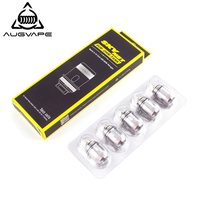 Испаритель Skynet Sub Ohm 5 шт./пакет Augvape 0 15 Ом катушка со вкусом слендида и доступная