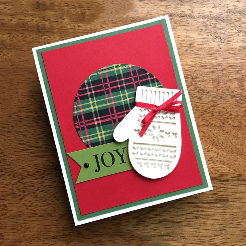 

YaMinSanNiO Dies Gloves 131*103MM Craft Cards New 15Pcs DIY Mittens Metal Cutting Dies Embossing Stencil Card Scrapingbooking