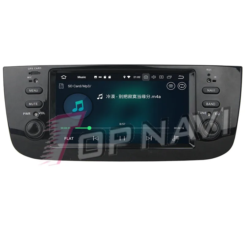 TOPNAVI 6 1 ''Восьмиядерный Android 9 0 Автомобильный GPS навигатор для Fiat LINEA 2014 2015