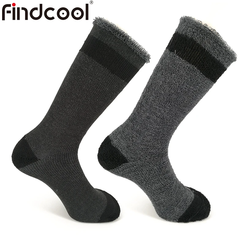 Носки мужские и женские Findcool из мериносовой шерсти толстые зимние носки для