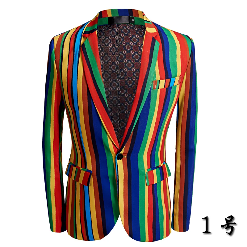 Slim Fit Blazer Для мужчин Новое поступление Для мужчин s блейзеры с цветочным рисунком Цветочные Пром платье, блейзер элегантные свадебные Блейзер и пиджак Для мужчин
