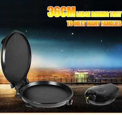 

220V Electric baking pan suspension type Double side heating electric baking pan Baking Flapjack Machine baked pancake grill