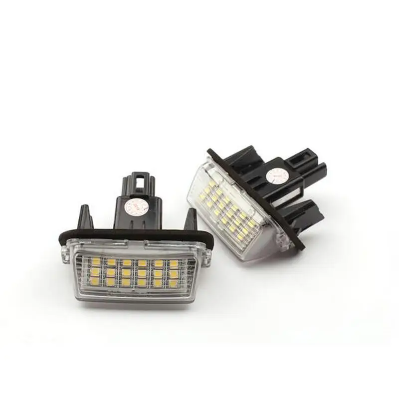 2 шт Автомобильный светодиодный Подсветка регистрационного номера 12V SMD3528