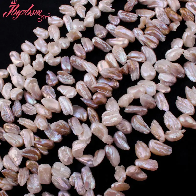 

9x12-10x15mm Freeform Reborn Freshwater Pearl Bead Natural Stone Beads For Necklace Bracelets Jewelry Making 14.5" Free Shipping