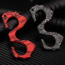 H1094 Hippocampal defense means tiger ring finger ring thorn ring self-defense self-defense weapons EDC gadgets