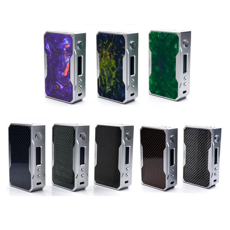

Original VOOPOO DRAG 157W TC Box MOD e Cigarette 157W 18650 Box Mod Vape with US GENE chip Temperature Control Resin Box mod