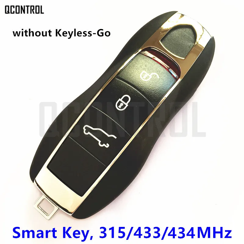 Пульт дистанционного управления QCONTROL Smart Key для Porsche Panamera Macan Cayman 911 918 Spyder Cayenne 315/433 MHz без ключа