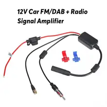 Car Universal DAB+/ FM Antenna Aerial Splitter Cable Digital Radio+ Amplifier