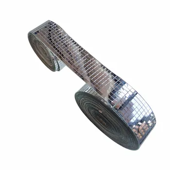 

NEw Arrive Roll Self-Adhesive REAL Glass Craft Mini Square & Round Mirrors Mosaic Tiles For DIY Crafts ,Ball ,Home decoration