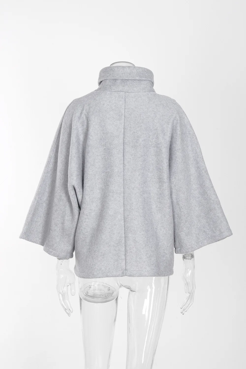 XUANSHOW модное зимнее пальто с мехом для женщин нерегулярная флисовая куртка водолазка воротник толстовки сохраняющая тепло одежда толстовкаa