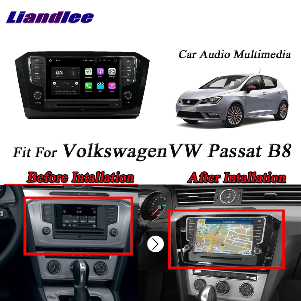 Cheap Liandlee Car Android System For Volkswagen B8 PASSAT 2015~2018 Radio CD DVD Player GPS Nav Navigation BT TV Screen Multimedia 11