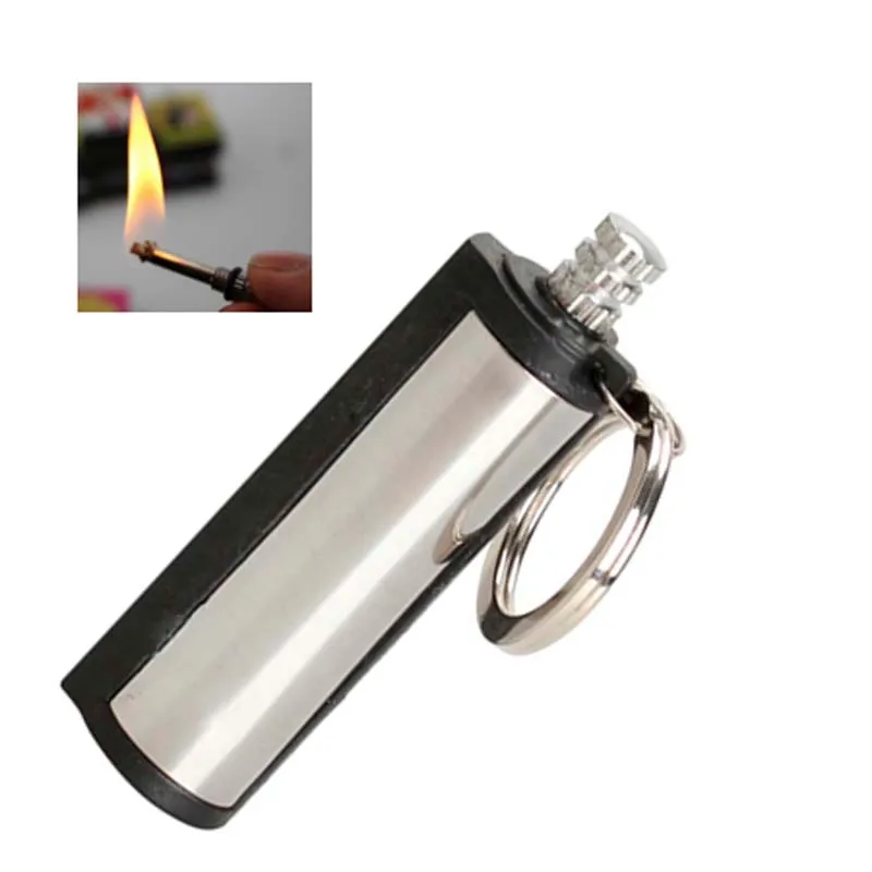 20pcs/lot Hot Sale Emergency Fire Starter Flint Match Lighter Cylinder