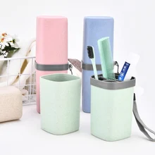 

Creative Hand Cup Set Toothbrush Travel Storage Box Portable Toothbrush Cup Set Travel Partner Student Supplies Valley fiber+ PP