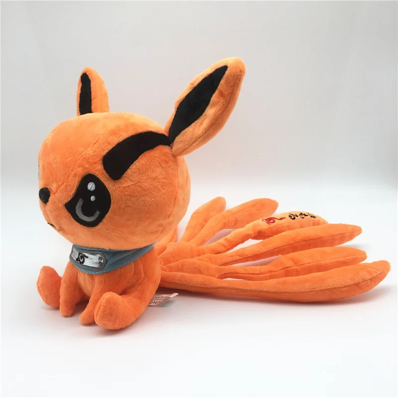 Nine Tails Plush Toy 19cm Naruto Shippuden Kurama Peluche Nueve Colas Figuras De Accion Juguetes