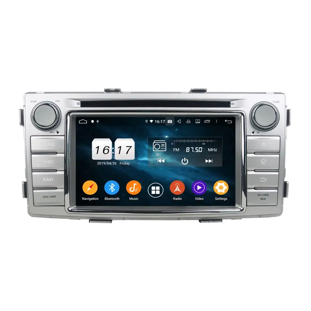 Flash Deal Android 9.0 CAR DVD Player for TOYOTA Hilux 2016-2018 GPS navigation Car multimedia player 4+32G 5