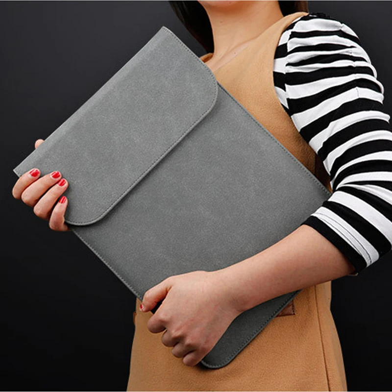Новая сумка из искусственной кожи для ноутбука Macbook Air Pro retina 11 12 13 Mac book 15 touch bar чехол для Xiaomi 15,6 для женщин и мужчин