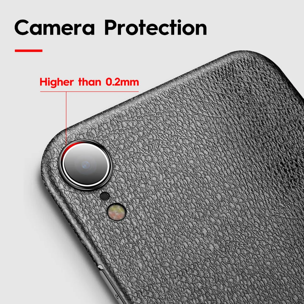 KISSCASE-Ultra-Slim-Soft-TPU-Case-For-iPhone-XR-XS-Max-XS-X-Leather-Pattern-Case(2)
