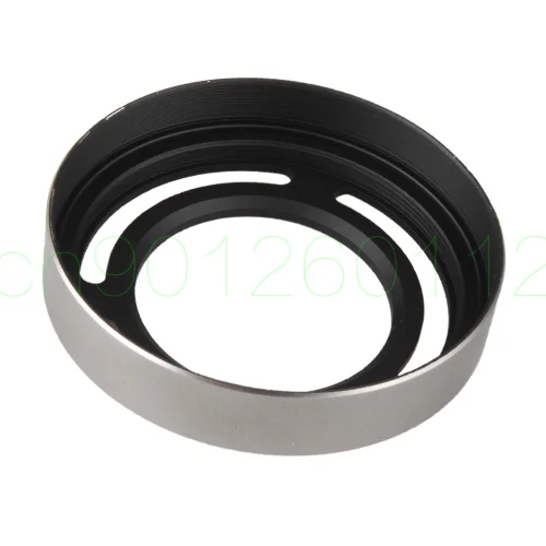 

Black Sliver Metal Lens Hood LH-X10 & 52mm adapter ring for Fujifilm FinePix X10 X20 X30 Camera