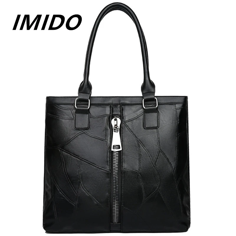 

IMIDO 2019 Summer New Style Soft Sheepskin Retro Women's Crossbody Shoulder Tote Fringe Fashion Shopping Luxury Designer Party