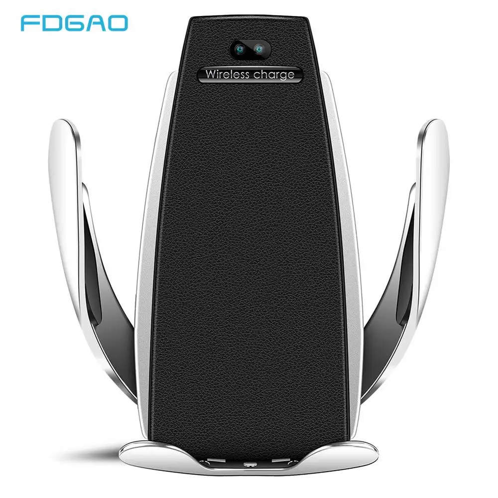 

FDGAO Qi Wireless Car Charger Automatic Clamping Stand 10W Fast Charging Holder For iPhone XS Max XR X 8 plus Samsung S10 S9 S8
