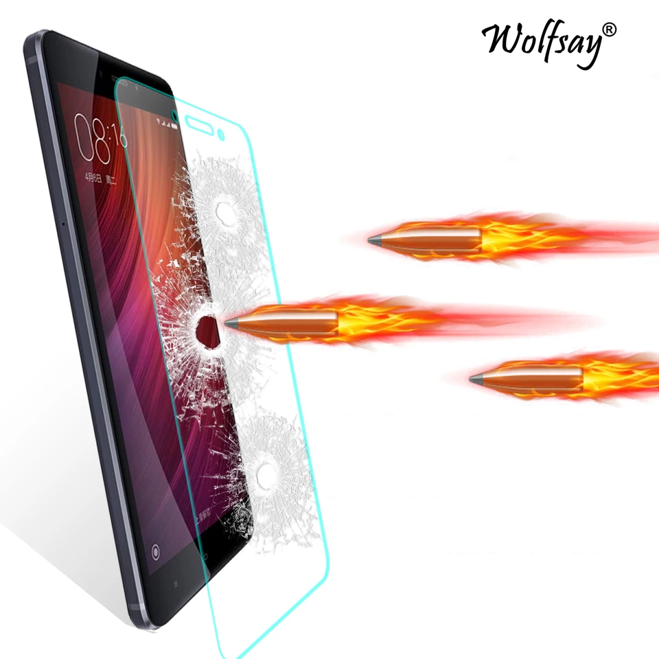 

2pcs Glass Xiaomi Redmi Note 4 Screen Protector Tempered Glass Xiao Redmi Note 4 Protective Film Glass Redmi Note 4 Wolfsay Film