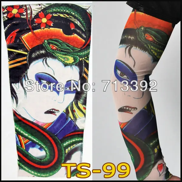 

Hight Quality Mixed 140 Styles Nylon Tattoo Sleeves For You Choose Fake Temporary Tattoo Arm Sleeves (2PCS/lot) Free Shipping