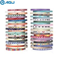 AAGU 48PCS Lot 3mm 5m Skinny Washi Tape Set Scrapbooking Album Decorative Tape Office Supplies DIY