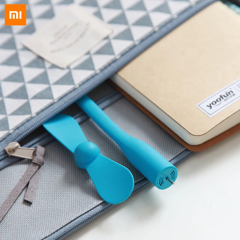 Оригинальный Xiaomi USB вентилятор mi ni вентиляторы для гаджетов портативное зарядное