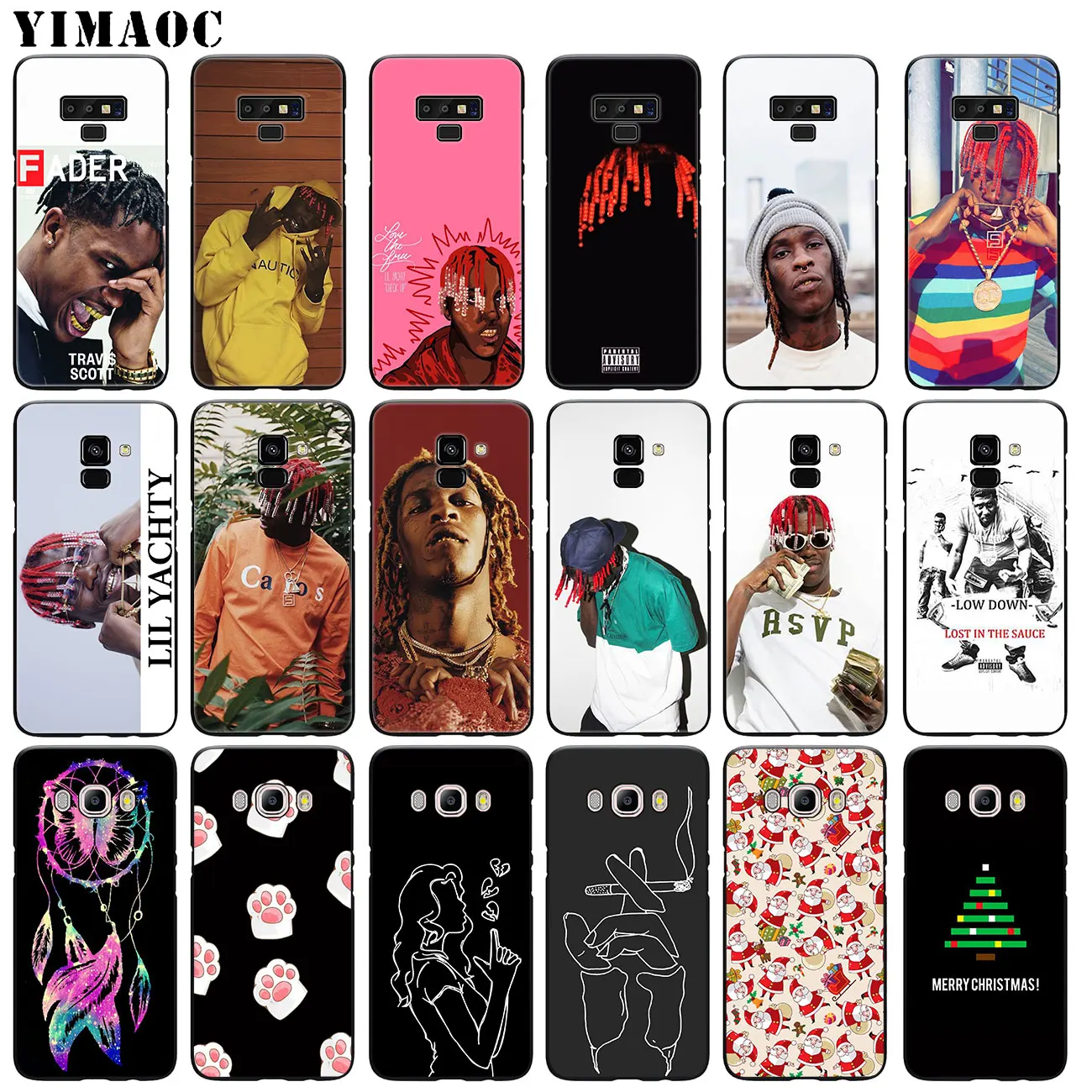 Мягкий силиконовый чехол YIMAOC LIL YACHTY для телефона Samsung Galaxy A6 A9 A8 A7 2018 A3 A5 2016 2017 Note 9 8 10