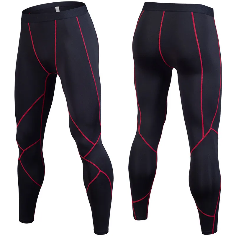 black red line