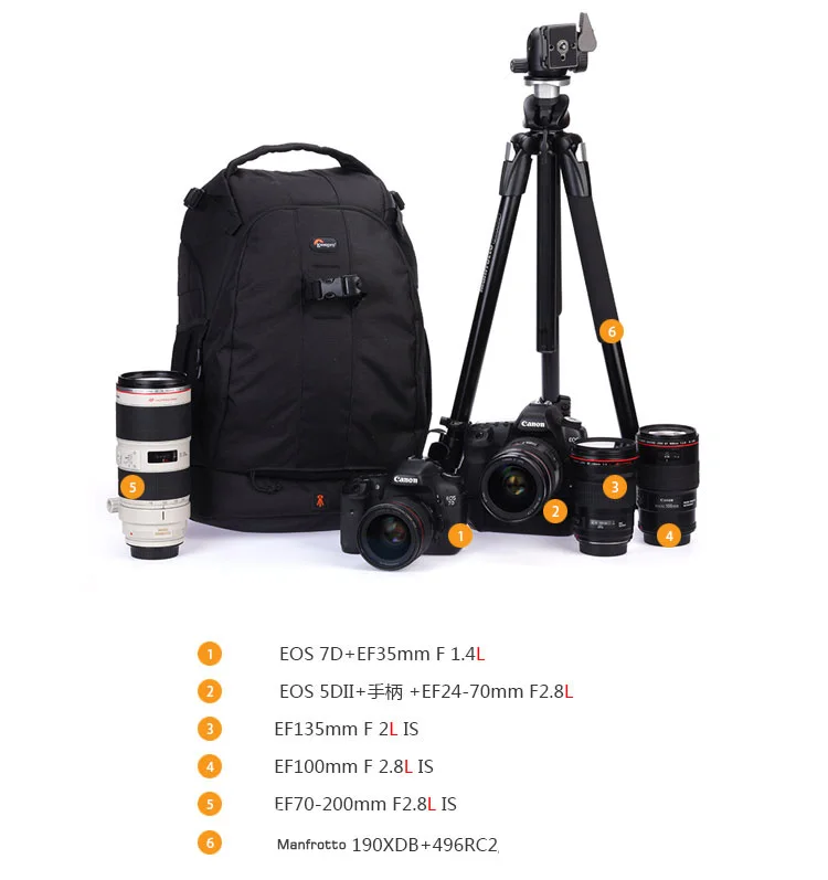 Gopro Lowepro Flipside 400 AW Цифровая зеркальная камера Фото Сумка Рюкзаки с погодным покрытием водонепроницаемый