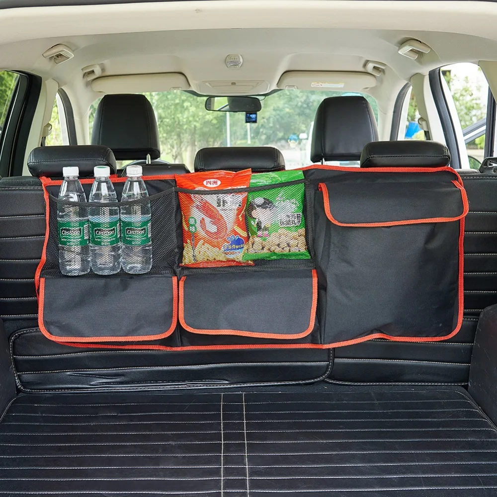 SUV Car Trunk Organizer Car Storage With Large Durable Pockets