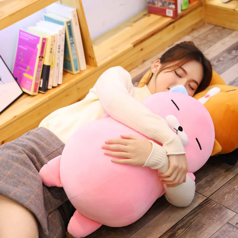 60 см Kawaii мультяшная кошка подушка для сна мягкая плюшевая милая игрушка мягкие