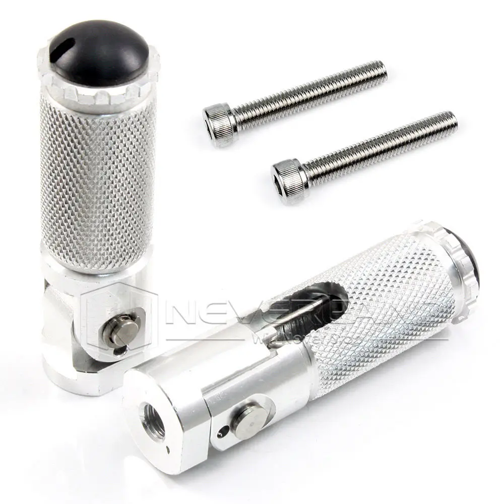 Buy 2pcs CNC Universal Motorcycle Racing Bike Folding