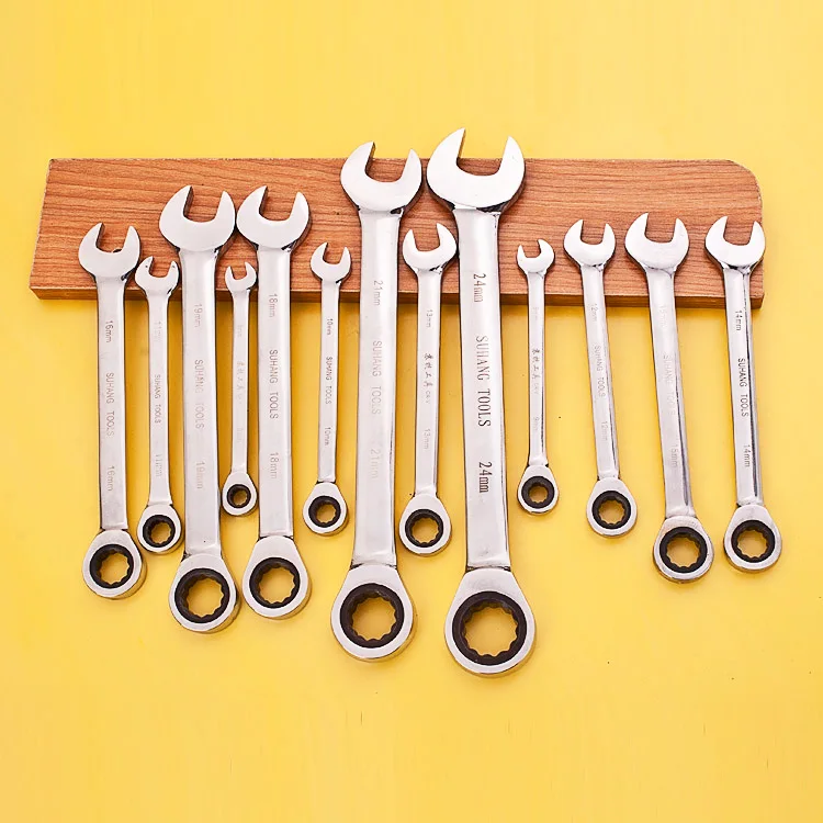 Ratchet Metric Spanner Open End and Ring Wrenches Tool Ratchet Handle