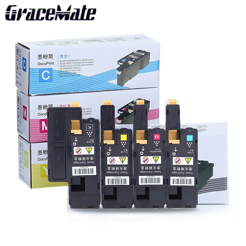 Цветной тонер-картридж 5x CP118 для принтера Fuji Xerox CM228fw CP228w CP118w CP119w CT202260 CT202263